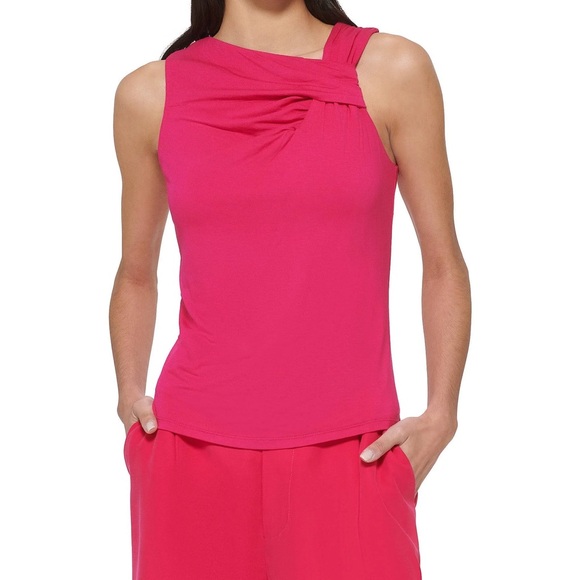 DKNY Asymmetric Tank Pullover Top NWT - Picture 1 of 4